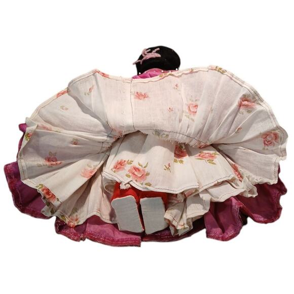 Vtg Navajo Native American Indian Fabric HM Doll Sequins Jewels Gift 12" READ - Picture 7 of 8